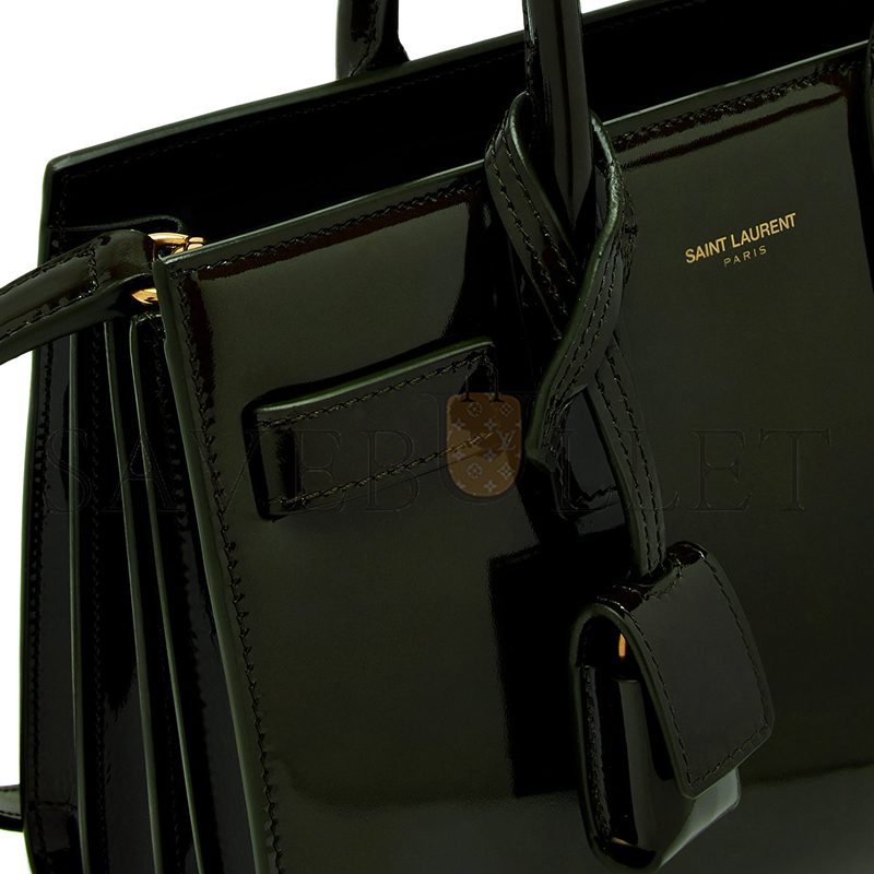 YSL SAC DE JOUR IN PATENT LEATHER-NANO 398711AAD163446 (22*18*10.5cm)